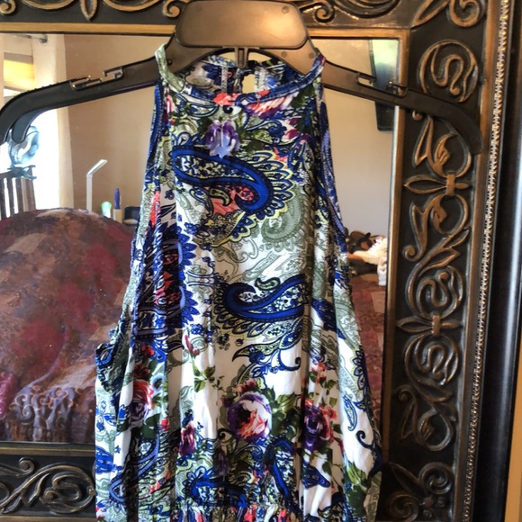 ✨Blue Paisley Romper (Junior)✨ - Picture 2 of 7